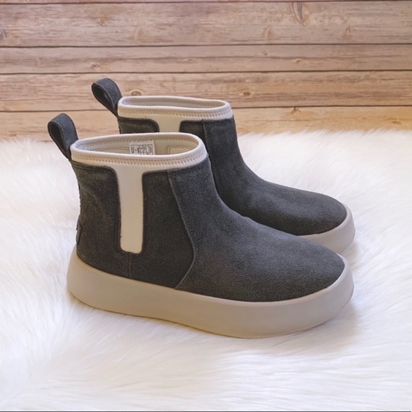 UGG Shoes - UGG Women’s Classic Boom Bootie Charcoal Boots
